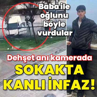 Baba ile oğlunu böyle vurdular! Birisi kurtarılamadı!