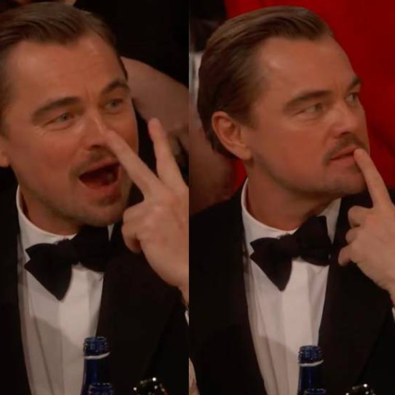 Taklit yaparken kameraya yakalandı