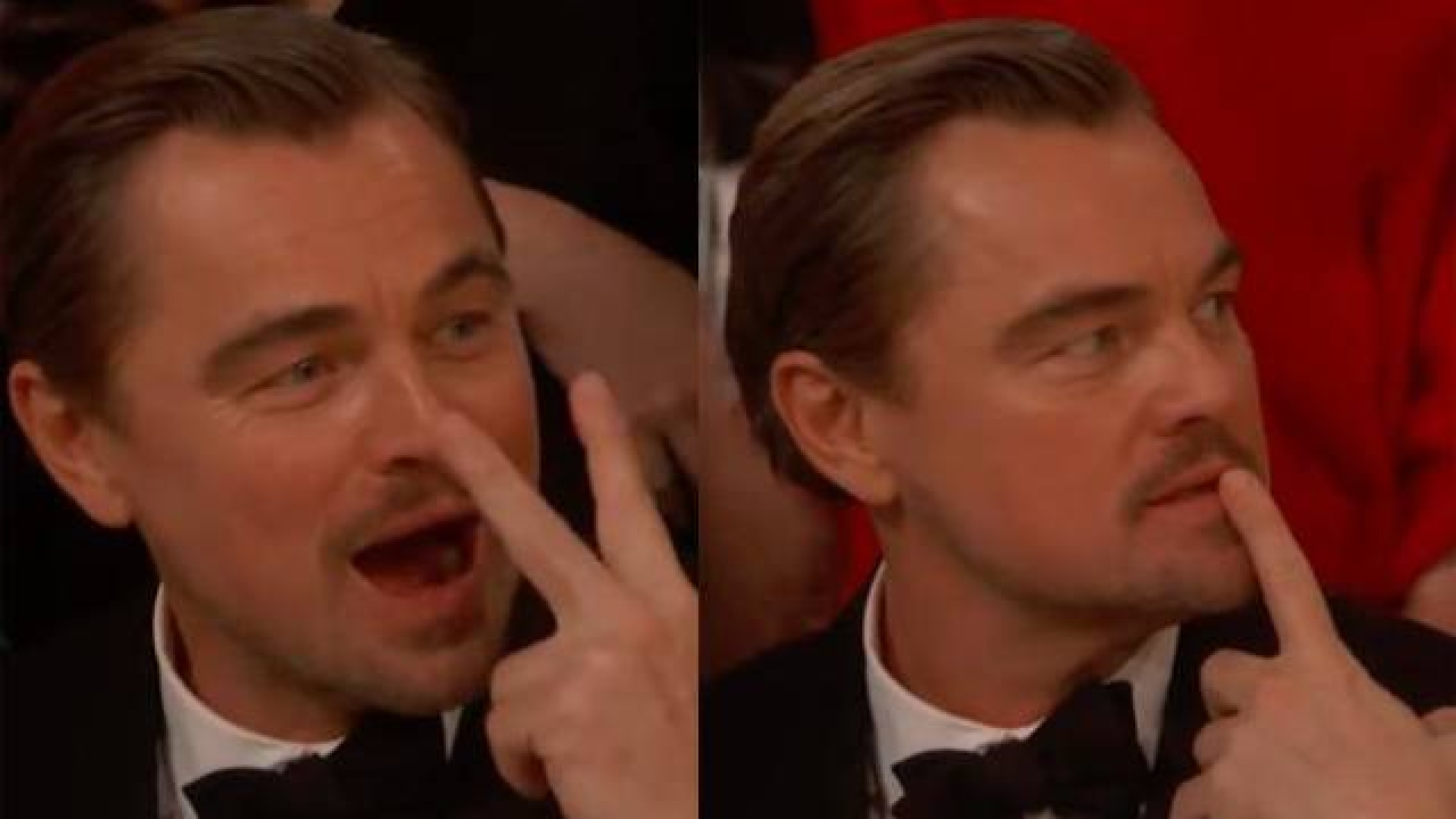 Leonardo DiCaprio reklam arasında taklit yaparken kameraya yakalandı