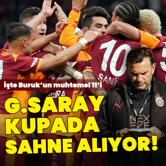 Galatasaray kupada sahne alıyor!