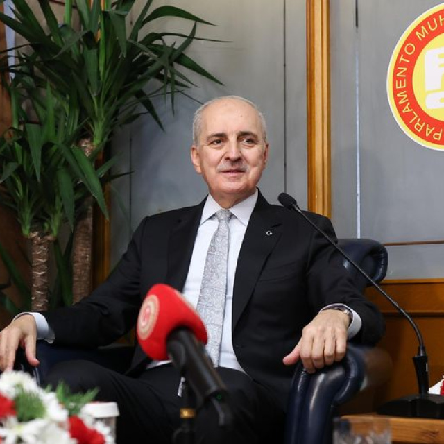 Kurtulmuş komisyonu ağırladı