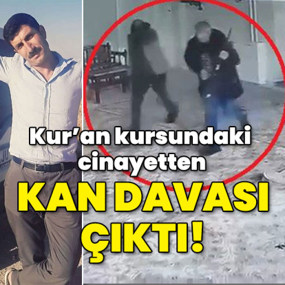 Kur'an kursunda 'pompalı' ile öldürdü!