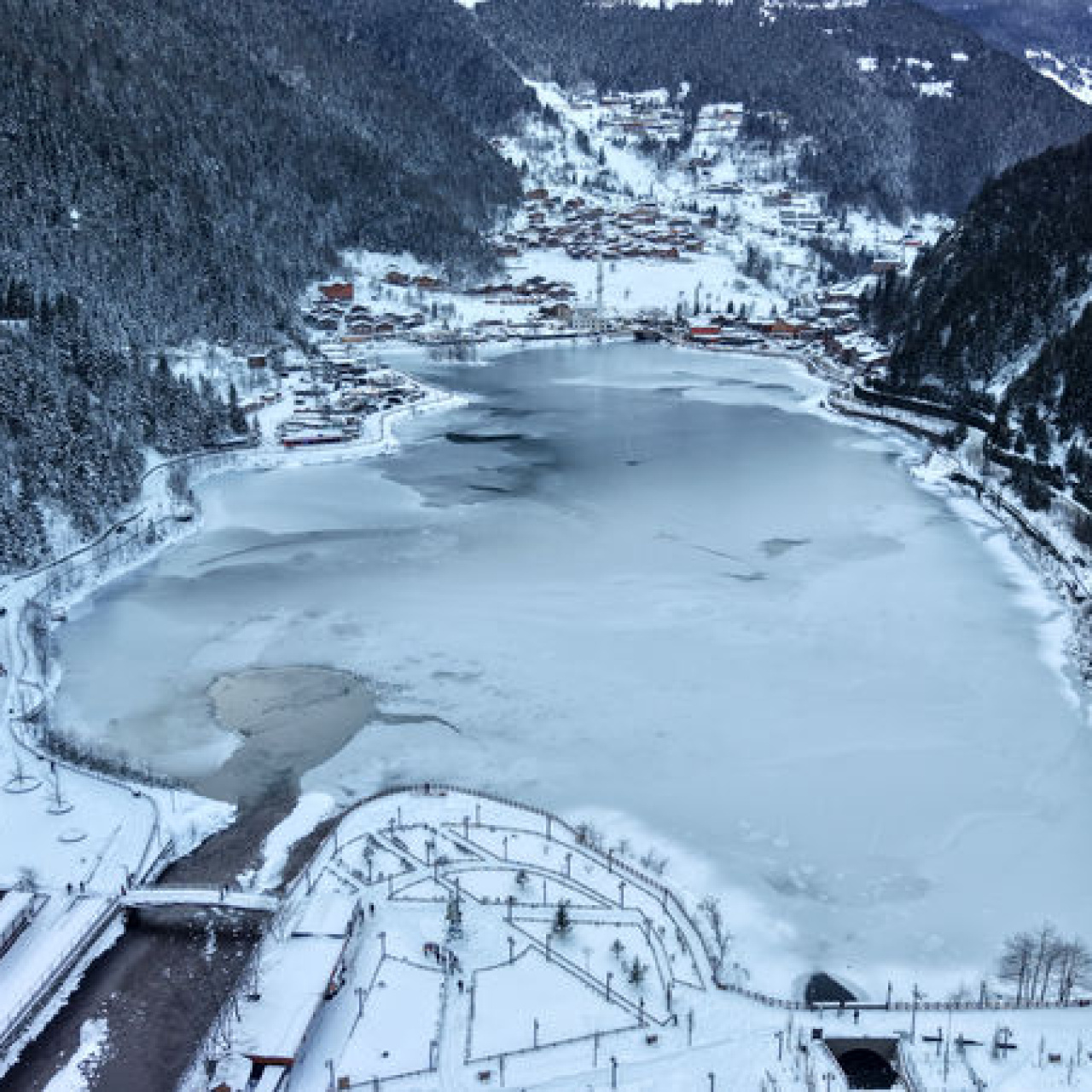 Uzungöl’de horonda rekor hazırlığı