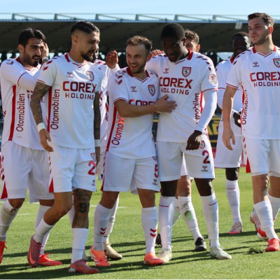 Samsunspor'dan kupada 6 gollü galibiyet!