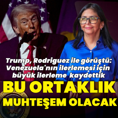 Trump Rodriguez ile görüştü: "Bu ortaklık muhteşem olacak"