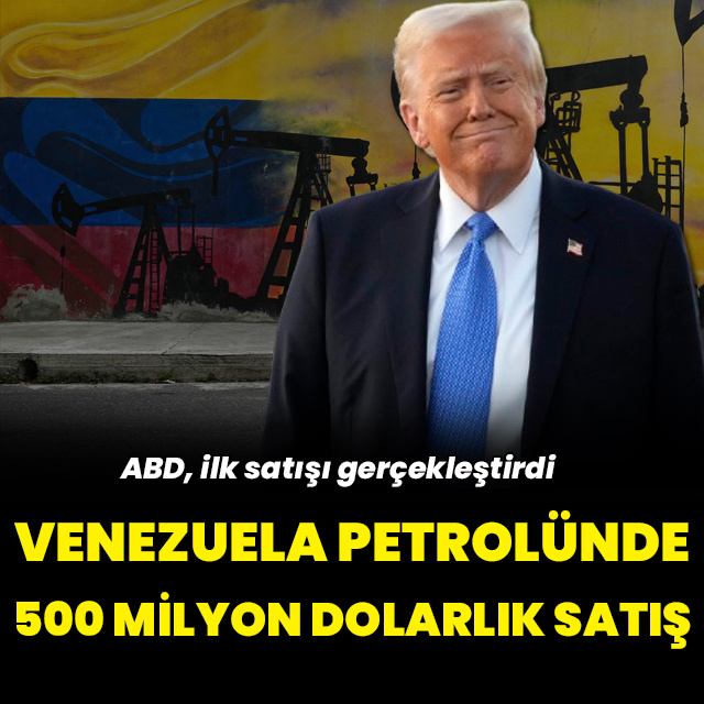 ABD Venezuela petrolünde ilk satışı gerçekleştirdi