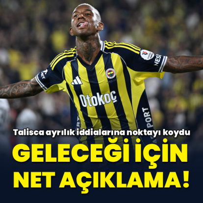 Talisca'dan geleceği ile ilgili net açıklama!