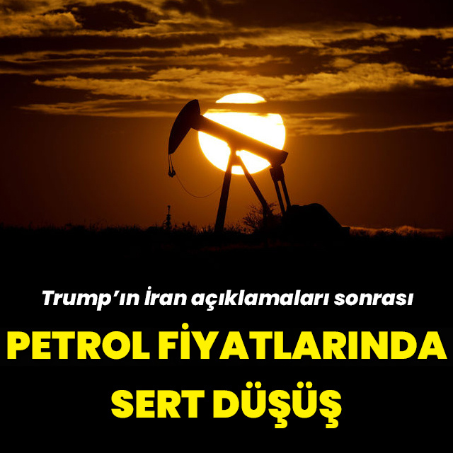 Trump'ın İran açıklamaları sonrası petrol fiyatlarında düşüş