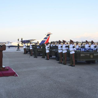 Venezuela'da hayatını kaybeden Kübalılar için tören