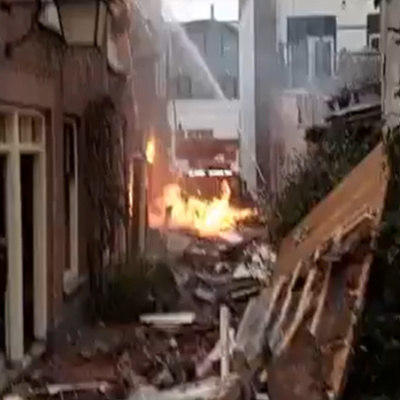 Hollanda Utrecht'te patlama