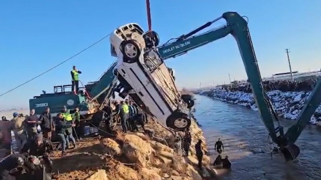 Kanalda kaybolan sürücünün cansız bedeni Suriye'de bulundu