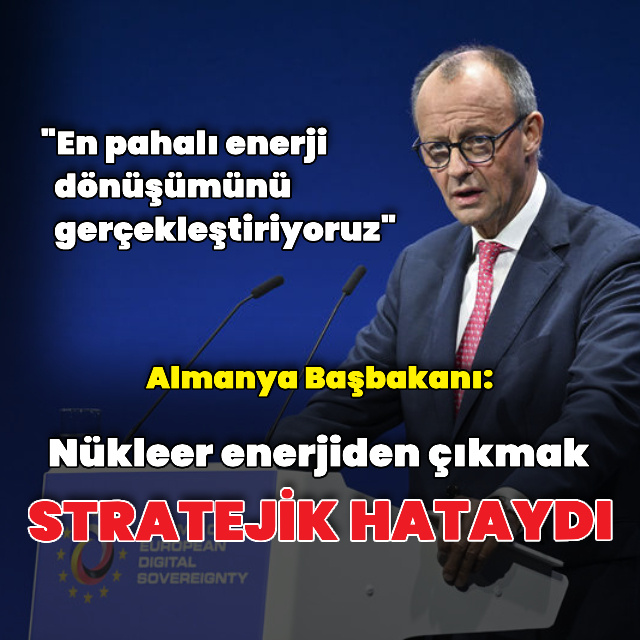 Merz'den nükleer açıklaması