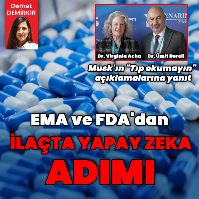 EMA ve FDA'dan ilaçta yapay zeka adımı