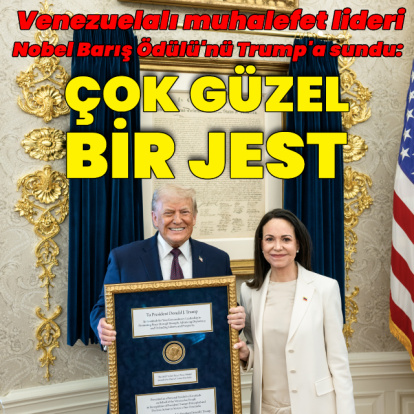 Trump'tan Machado'ya: Çok güzel bir jest