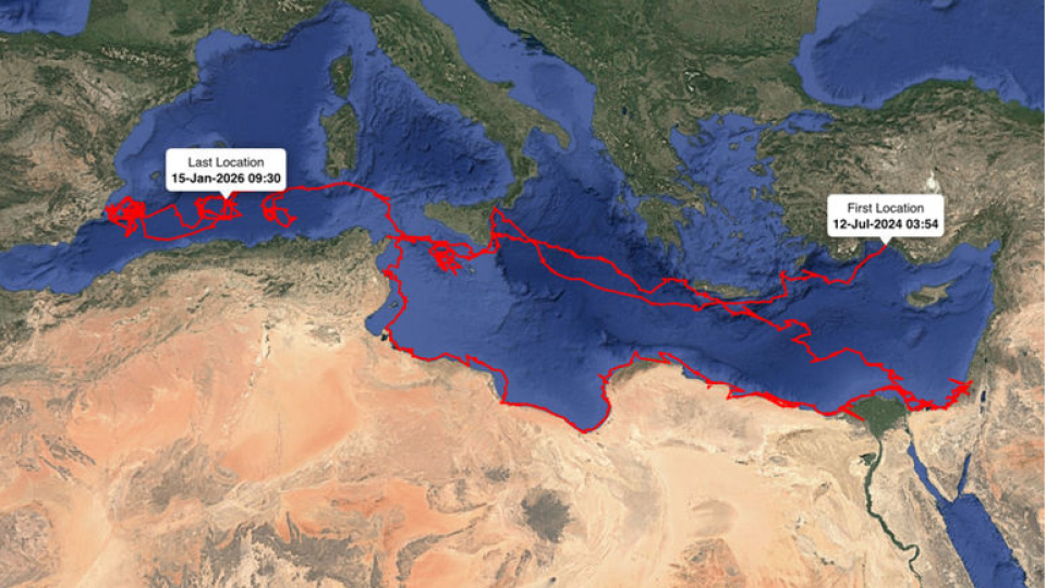 24 bin km katetti! Uydudan adım adım takip