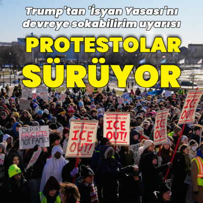 ABD'de ICE karşıtı protestolar sürüyor