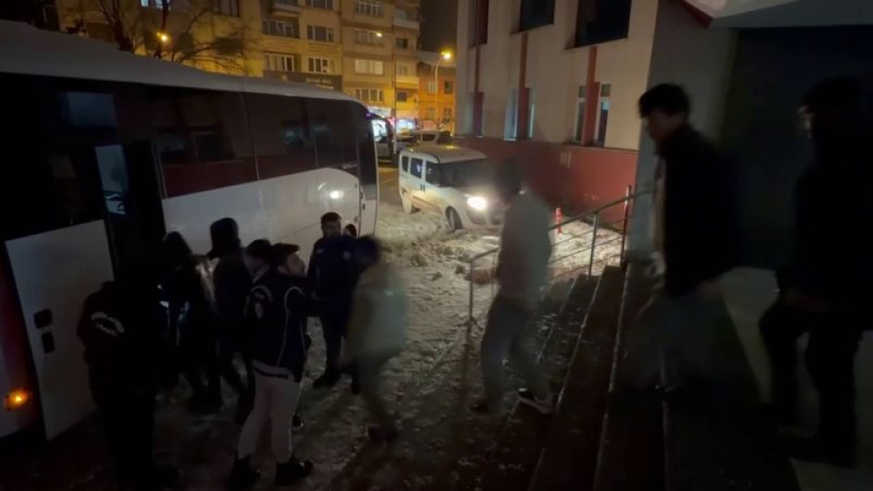 Erzurum'da düzensiz göçmen operasyonu