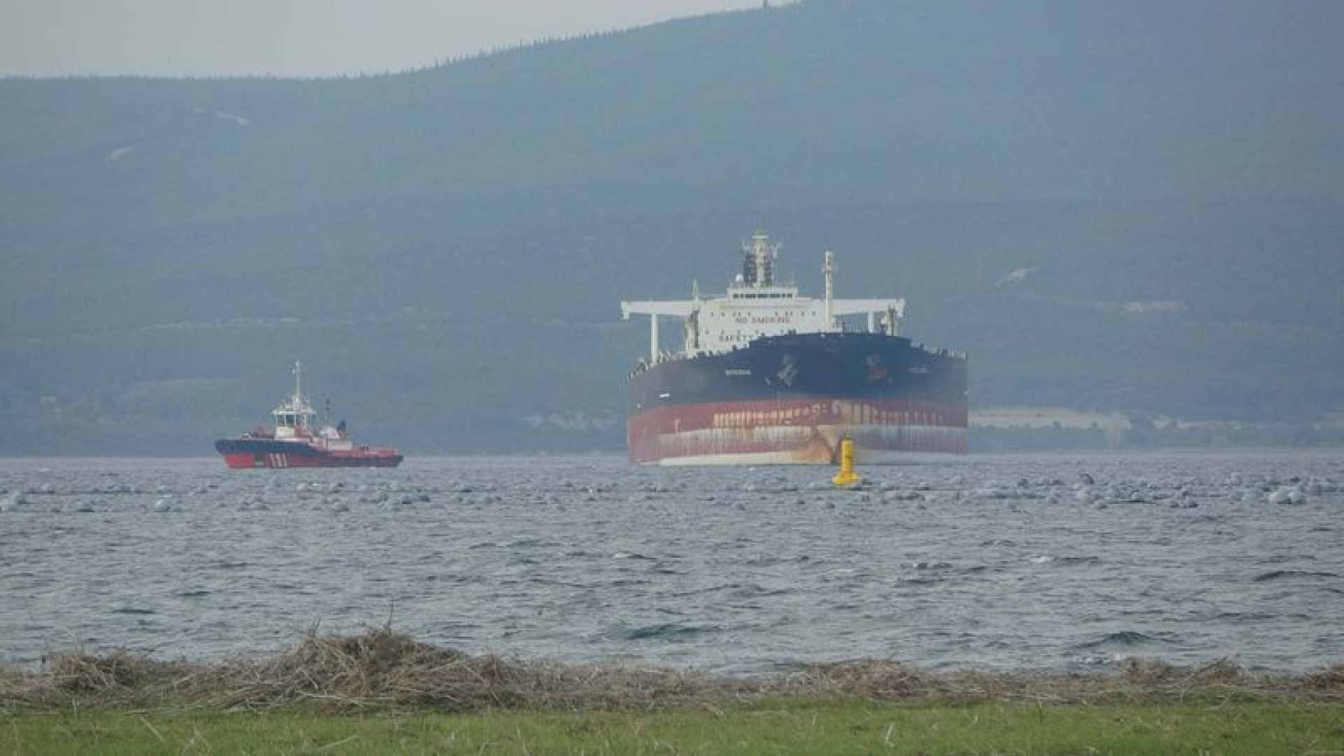 Mozambik Bayraklı Dev Tanker Çanakkale Boğazı'nda Arıza Yaptı