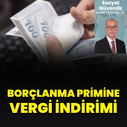 Borçlanma primine vergi indirimi