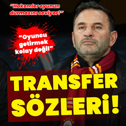 Okan Buruk'tan transfer sözleri!