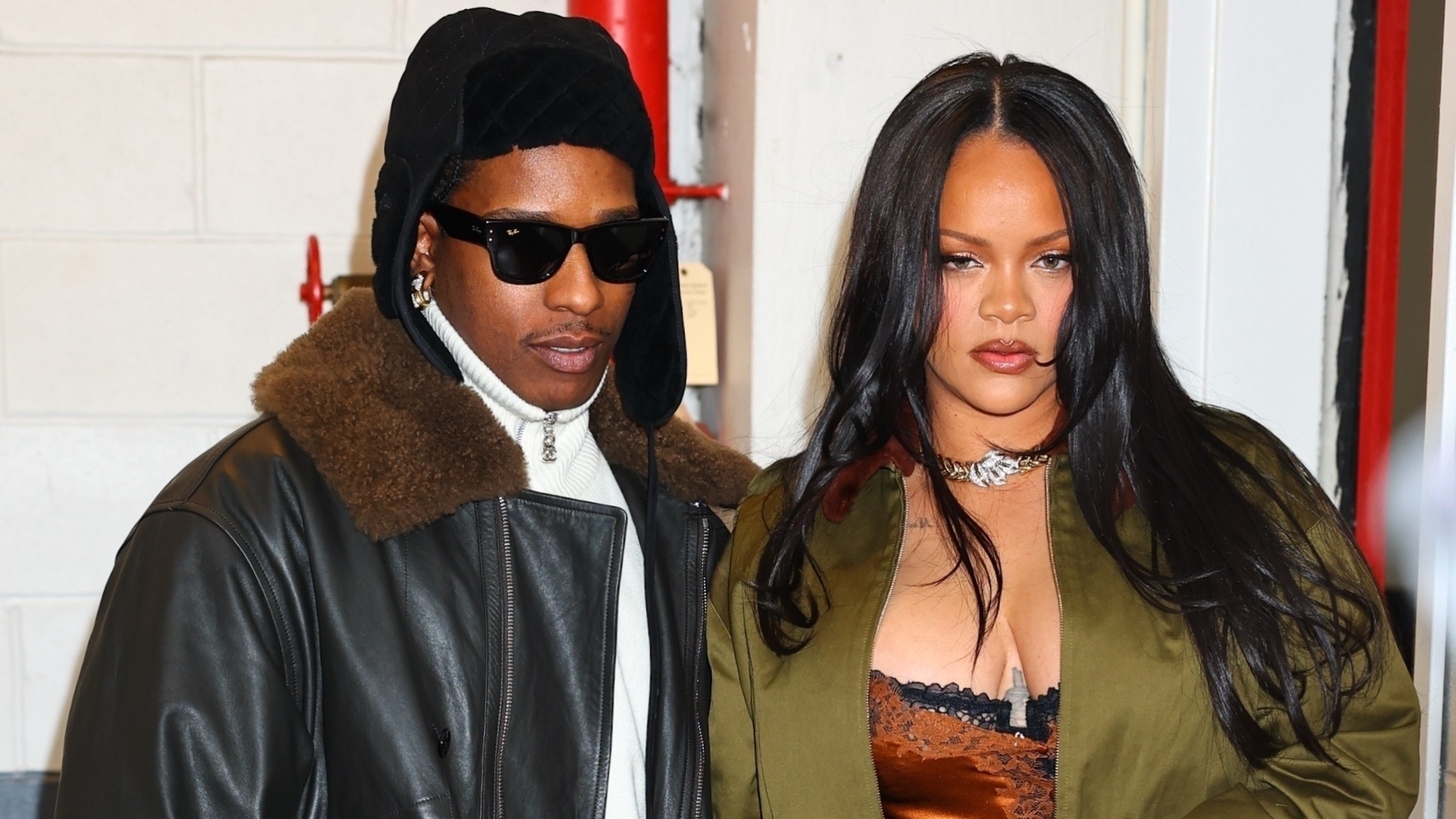 Rihanna ve ASAP Rocky yeni albüm partisinde