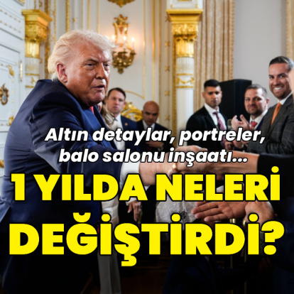 Trump 1 yılda Beyaz Saray'da neleri değiştirdi?