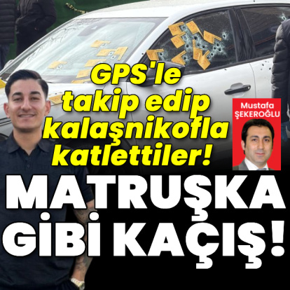 GPS'le takip edip kalaşnikofla katlettiler!