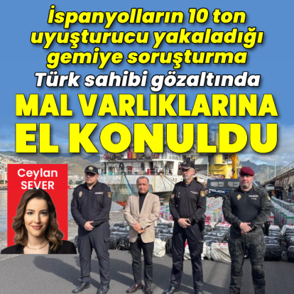 İspanyolların 10 ton uyuşturucu yakaladığı gemiye soruşturma