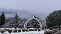 İstanbul beyaza büründü