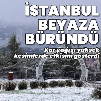 İstanbul beyaza büründü