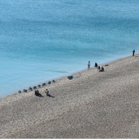 Antalya'da deniz 19, hava 12 derece!