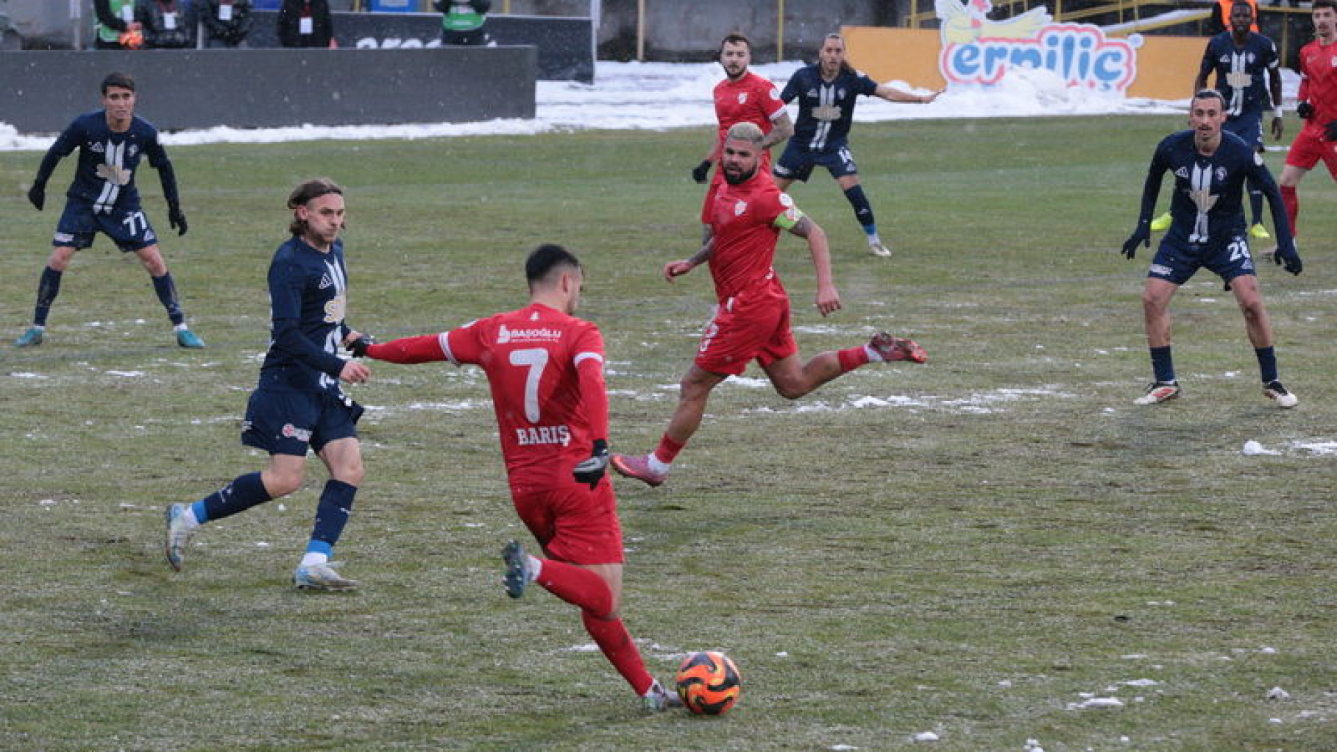 Boluspor 1-2 Sarıyer: Konuk Takım Üst Üste Üçüncü Galibiyetini Aldı