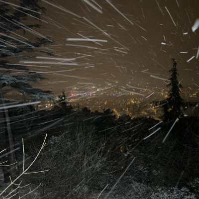 İstanbul'da kar, gece boyunca etkili oldu