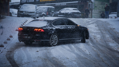 Tam kış! İstanbul bembeyaz!