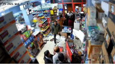 Markette kavga: Ortalık savaş alanına döndü