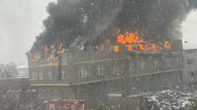 Çakmak fabrikasında yangın!