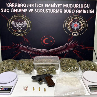 Kümeste uyuşturucu operasyonu