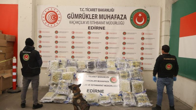 Kapıkule'de 144 kilo 732 gram esrar ele geçirildi