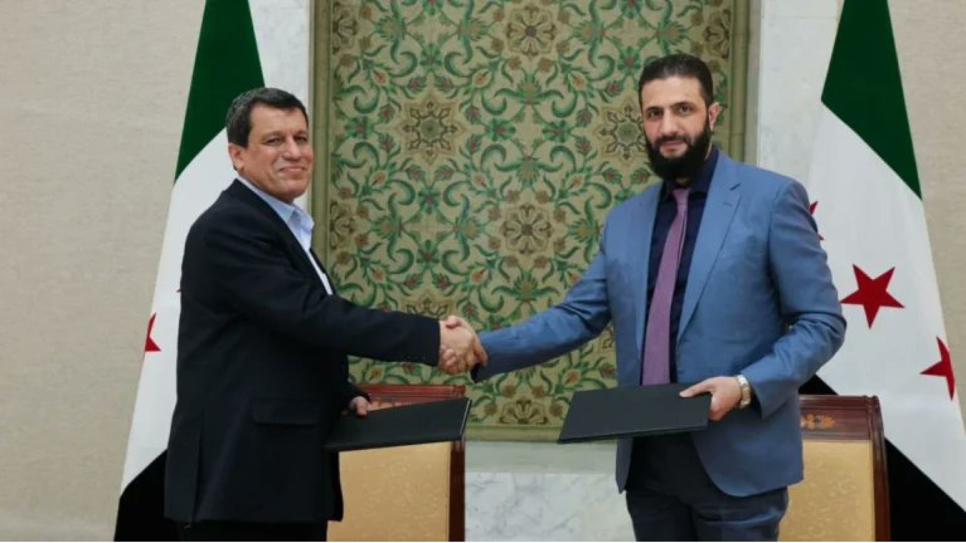 Suriye'de Tarihi Görüşme: Ahmed Şara ve Mazlum Abdi Bir Araya Geldi