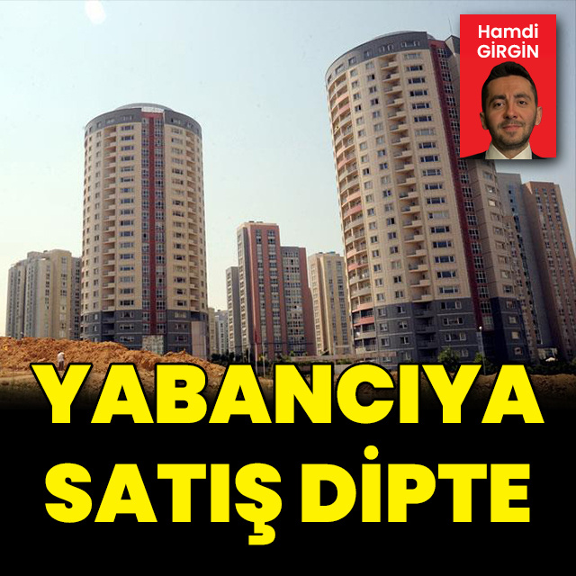 Yabancıya satış dipte