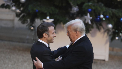 Trump Macron'un gönderdiği mesajı paylaştı