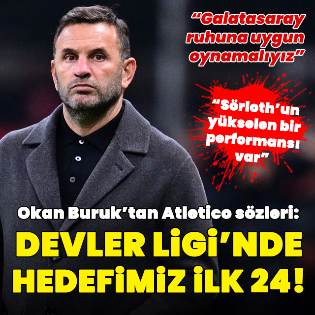 "Devler Ligi'nde hedefimiz ilk 24!"