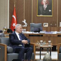 Bakan Bolat, KKTC Cumhurbaşkanı Tufan Erhürman ile görüştü