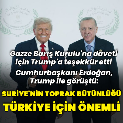 Donald Trump: Cumhurbaşkanı Erdoğan'ı seviyorum