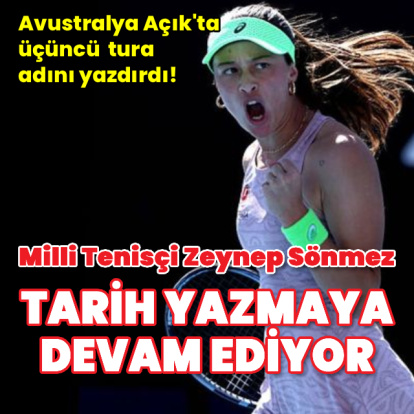 Zeynep Sönmez tarih yazmaya devam ediyor!