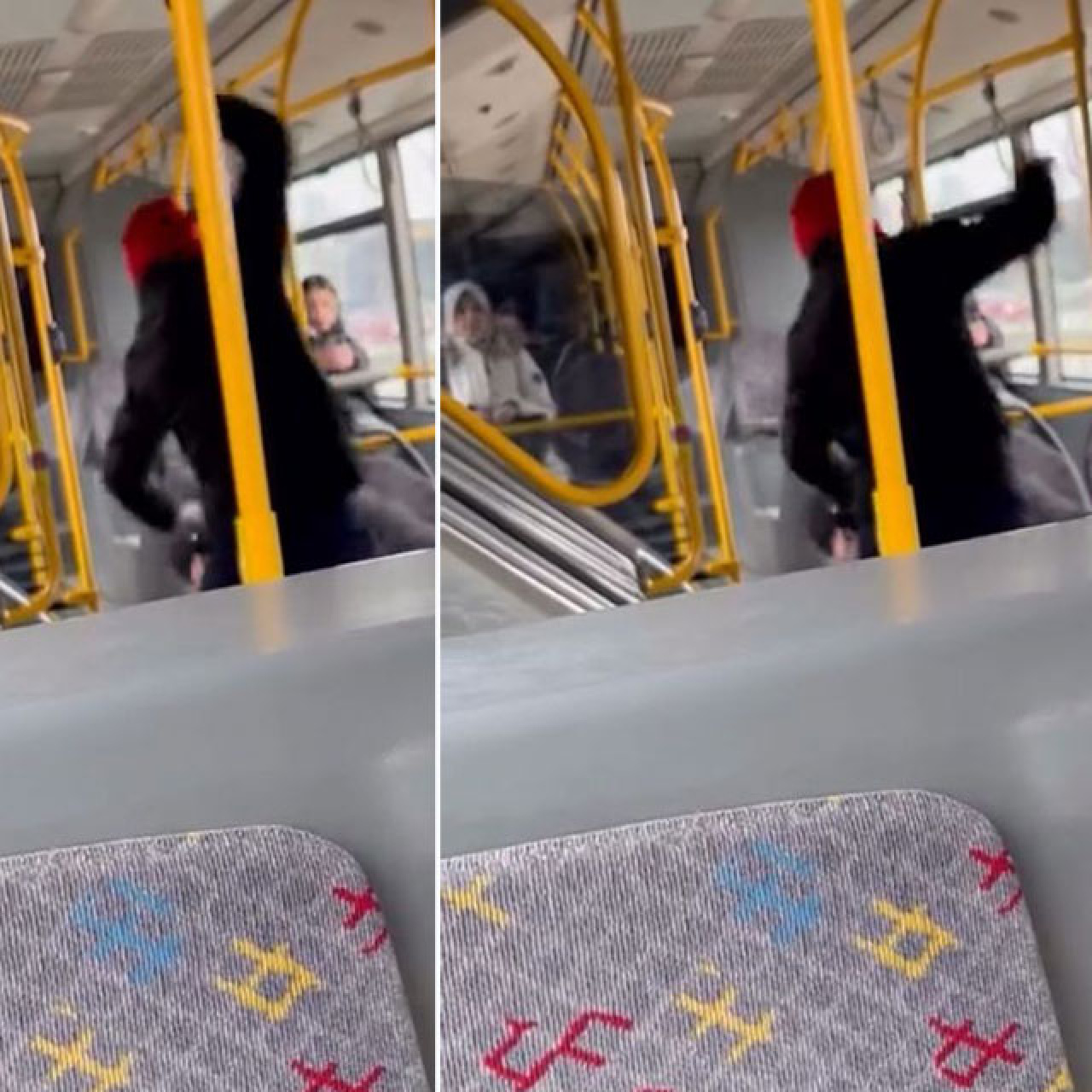 Belediye otobüsünde dehşet kamerada! Öldüresiye darp etti!