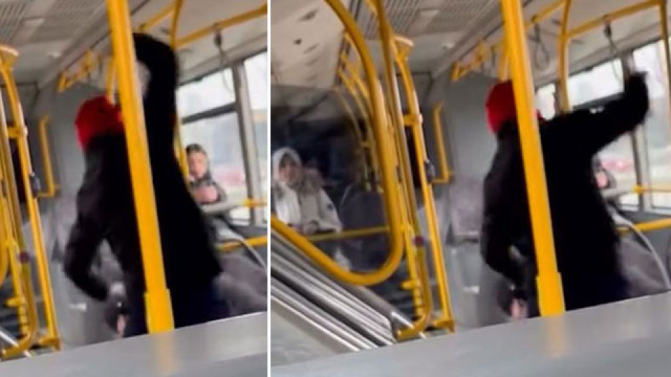 Belediye otobüsünde dehşet kamerada! Öldüresiye darp etti!