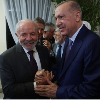 Cumhurbaşkanı Erdoğan, Lula ile görüştü