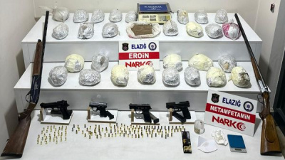 Elazığ'da uyuşturucu operasyonu: 3 tutuklama
