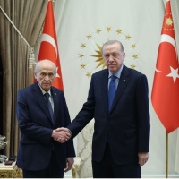 Cumhurbaşkanı Erdoğan ile Bahçeli görüştü